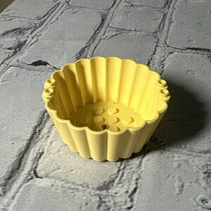 Lego Duplo Yellow Cupcake Muffin Bottom Replacement Piece Baking Set Cup Cake